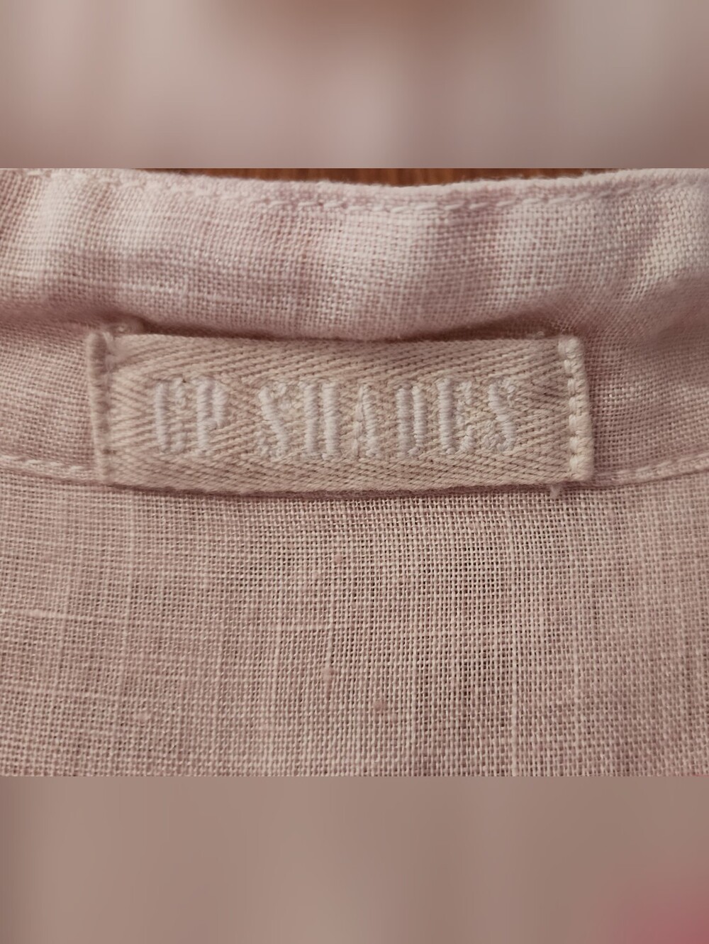 CP Shades Pink Linen Tunic Top - Picture 2 of 10